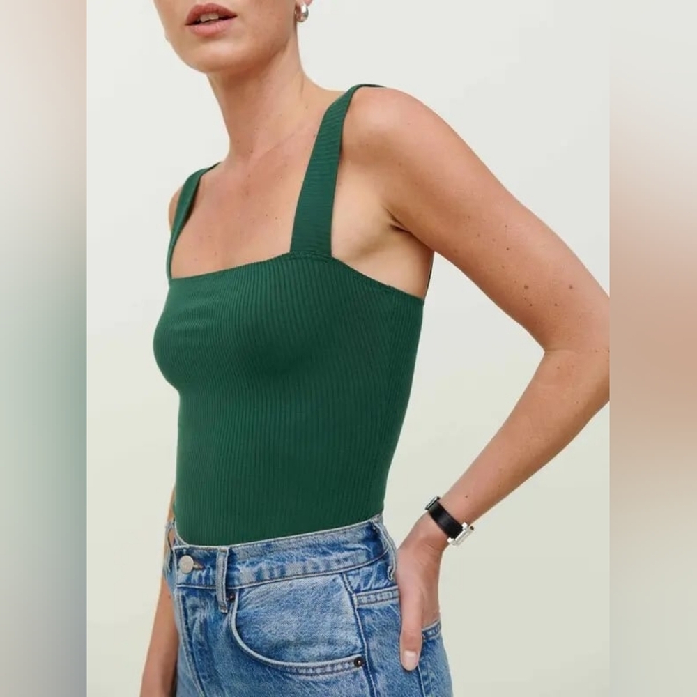 Reformation Canyon Knit Tank Top Small